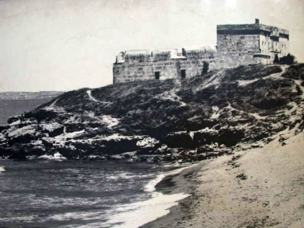 Le fort turc vue de la plage 